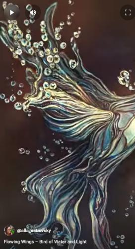 Flowing Wings – Bird of Water and Light