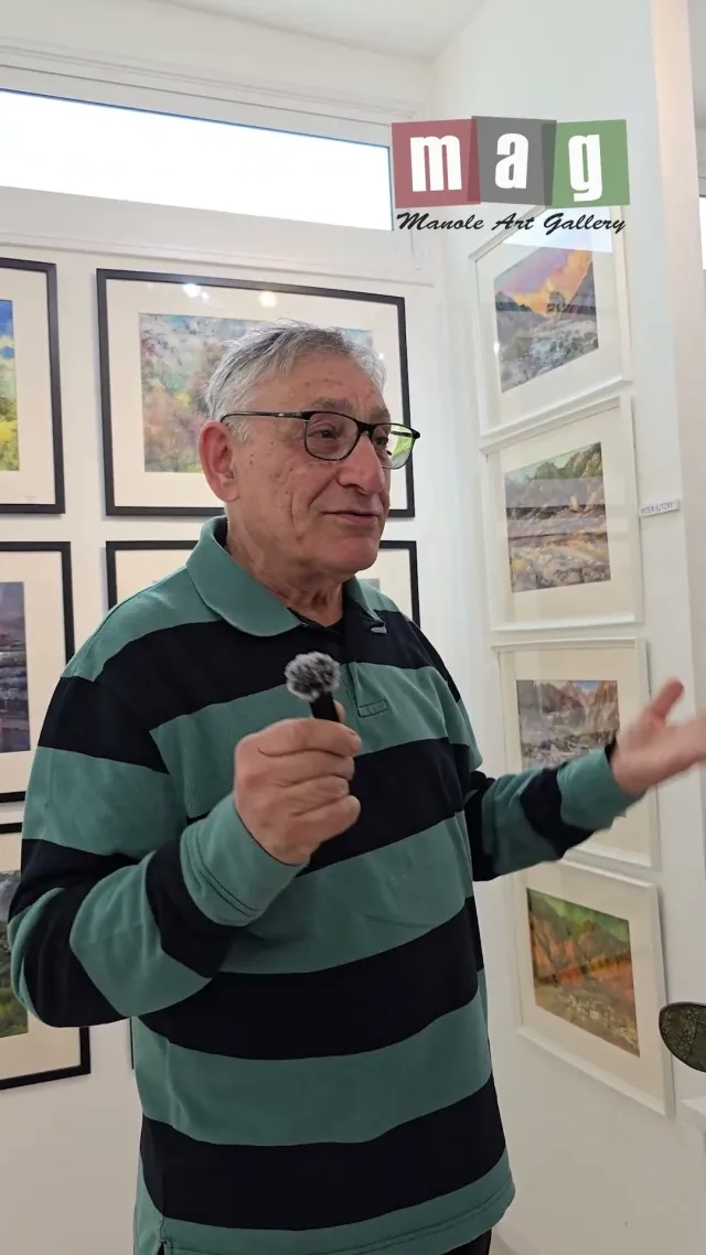 Tatiana and Petr Ilyitsky at the WATERCOLOR Exhibition Opening